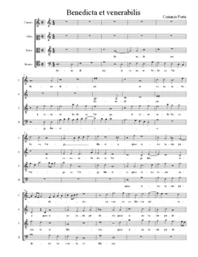 Benedicta et venerabilis