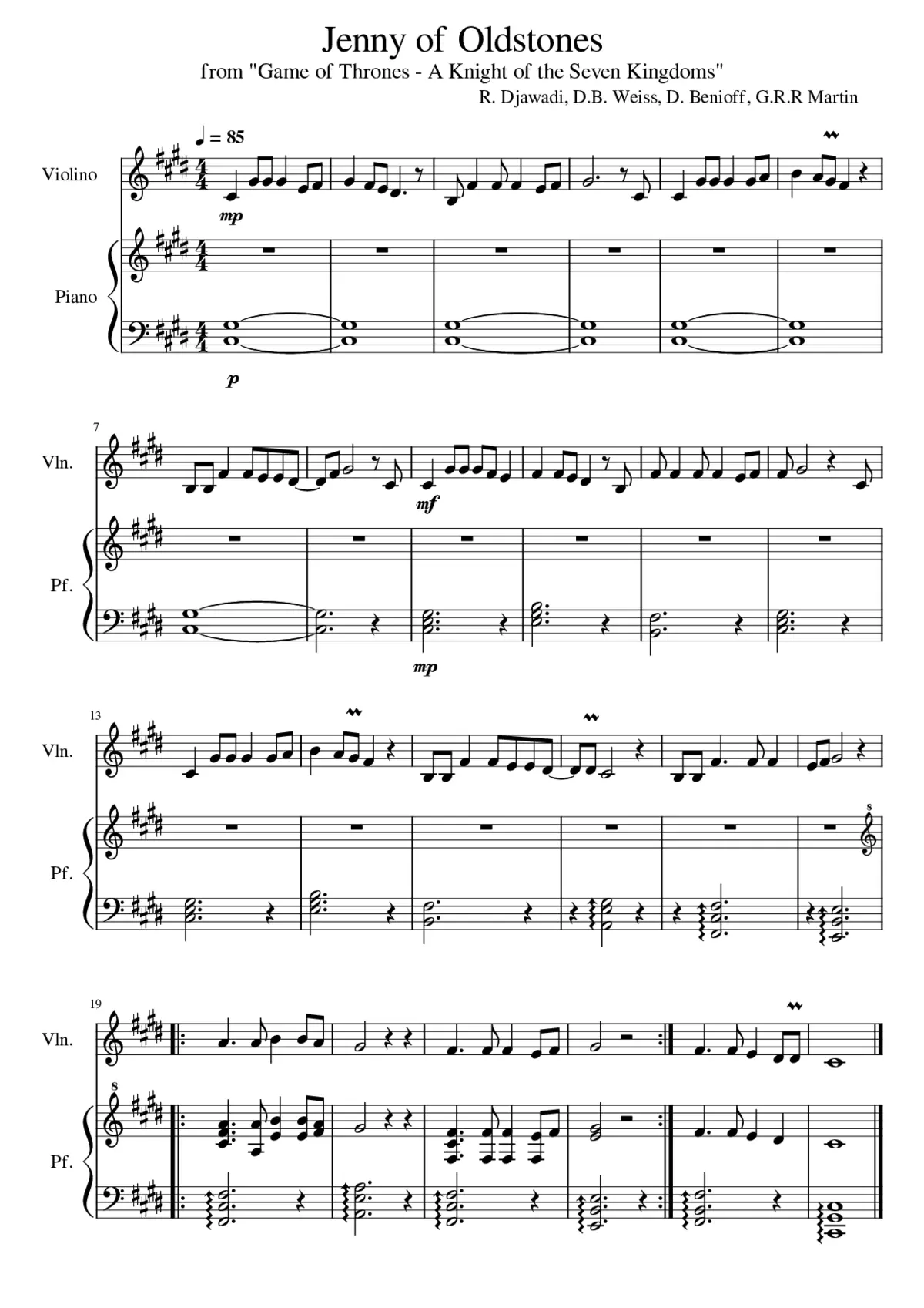 jenny of oldstones - Page 1