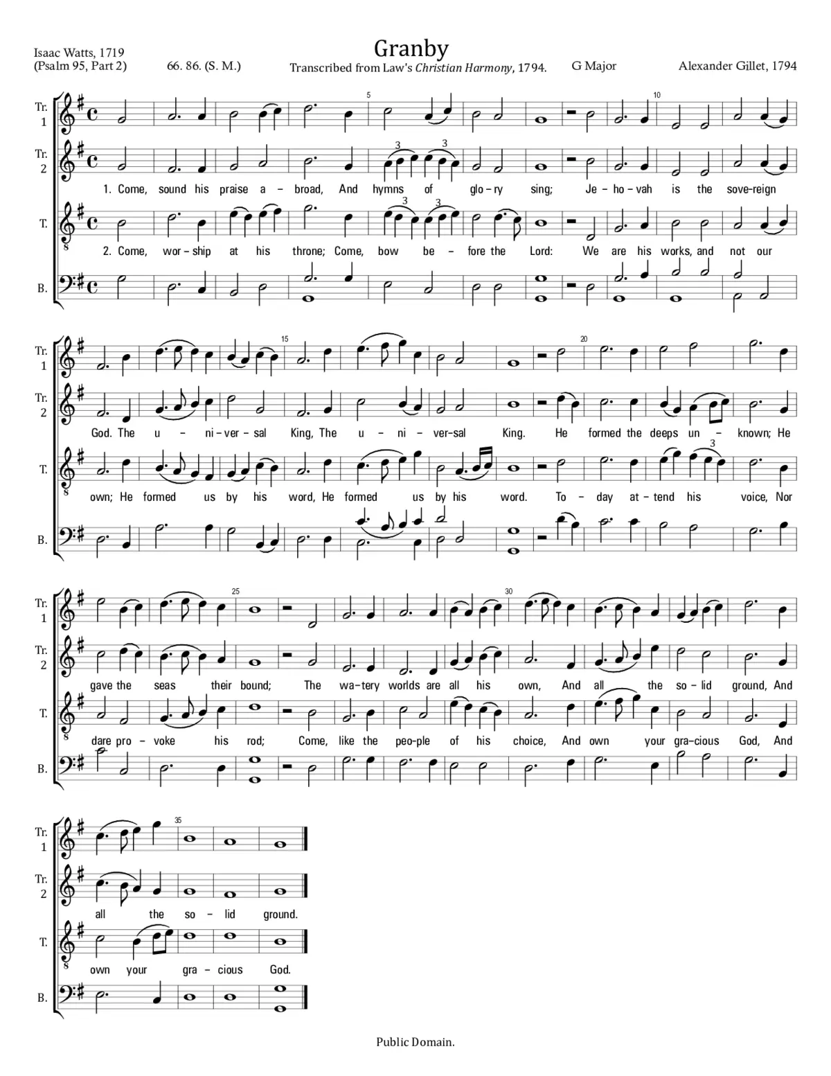 Granby - Page 1