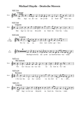 Deutsches Hochamt "Hier liegt vor deiner Majestät" MH 560