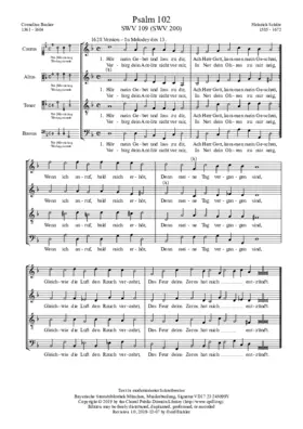 Hör mein Gebet und lass zu dir, SWV 200