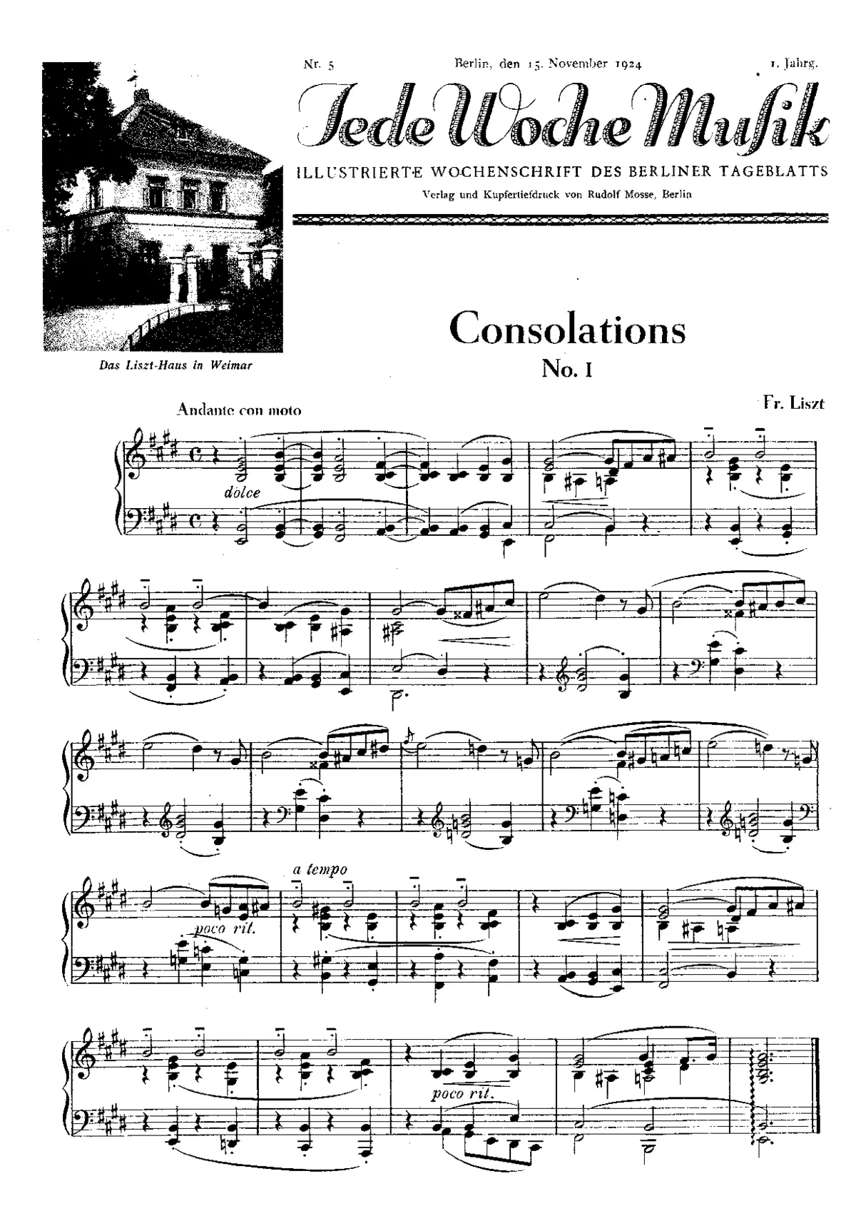 Consolations - Page 1