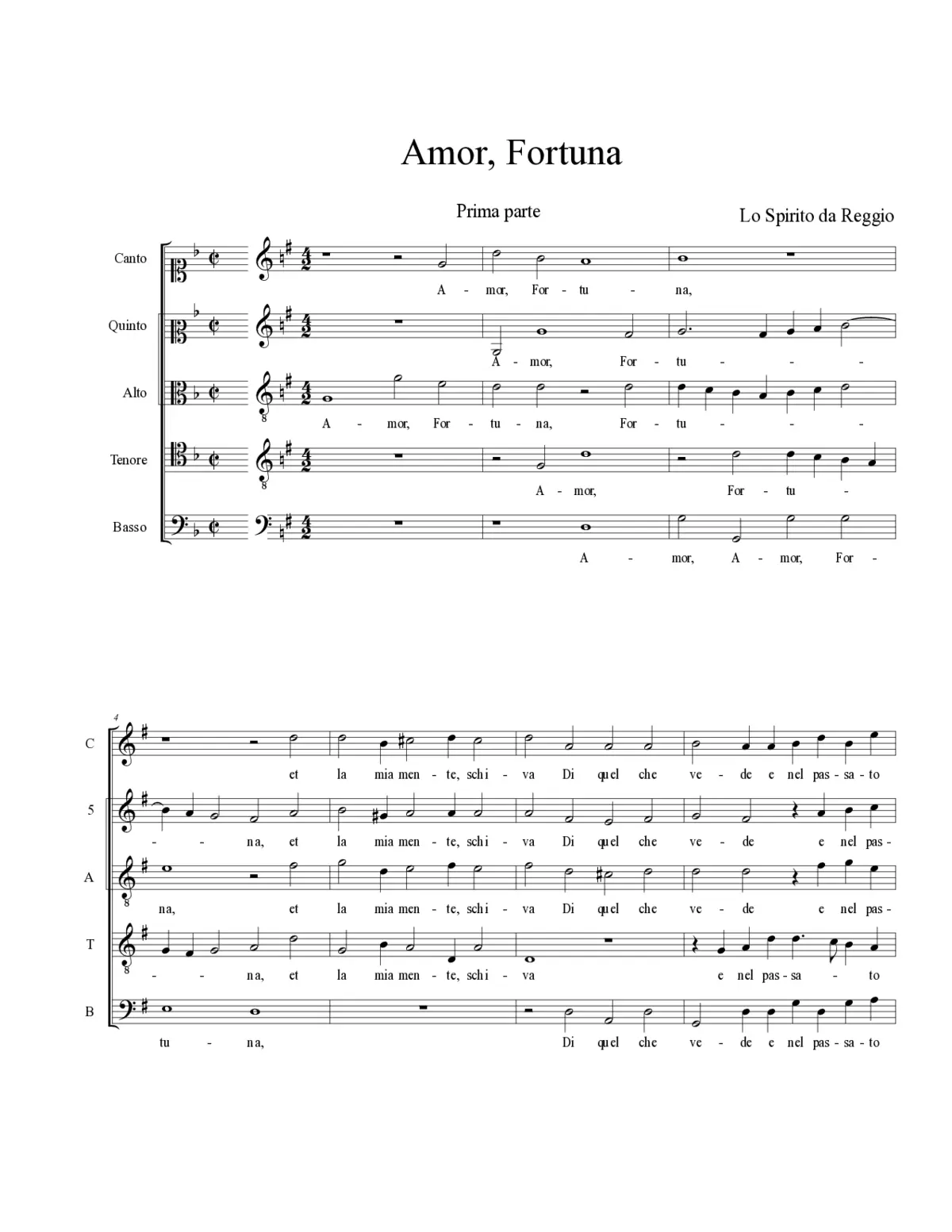 Amor, Fortuna - Page 1