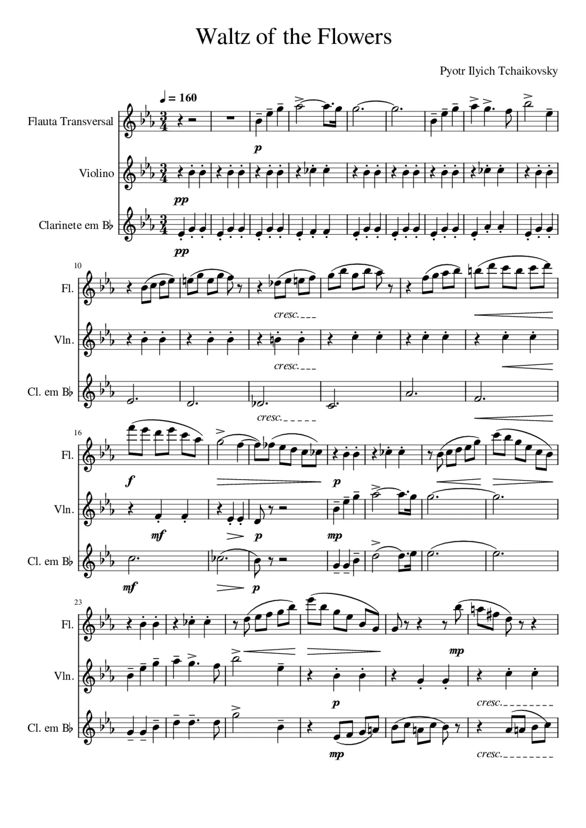 Waltz of the Flowers - Page 1