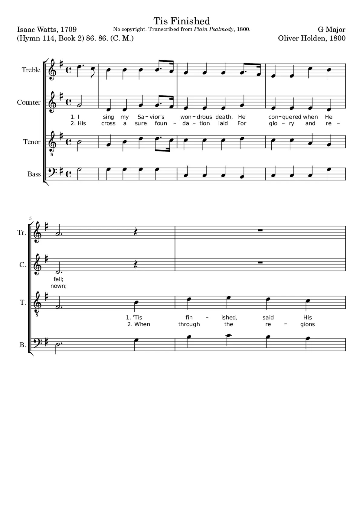 Tis Finished - Page 1