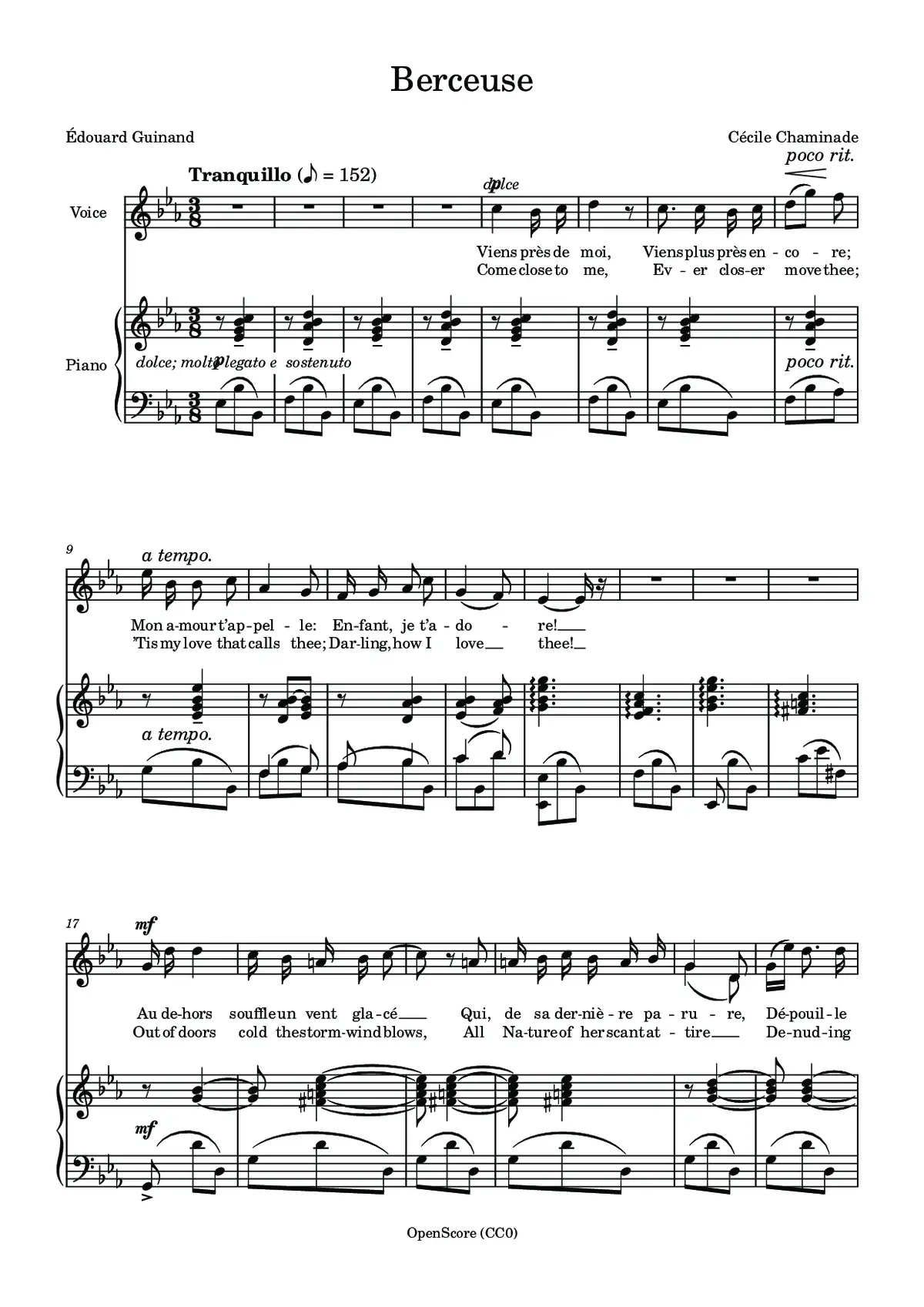 Berceuse - Page 1