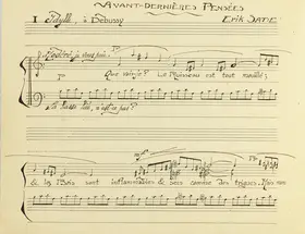 Avant-dernières pensées