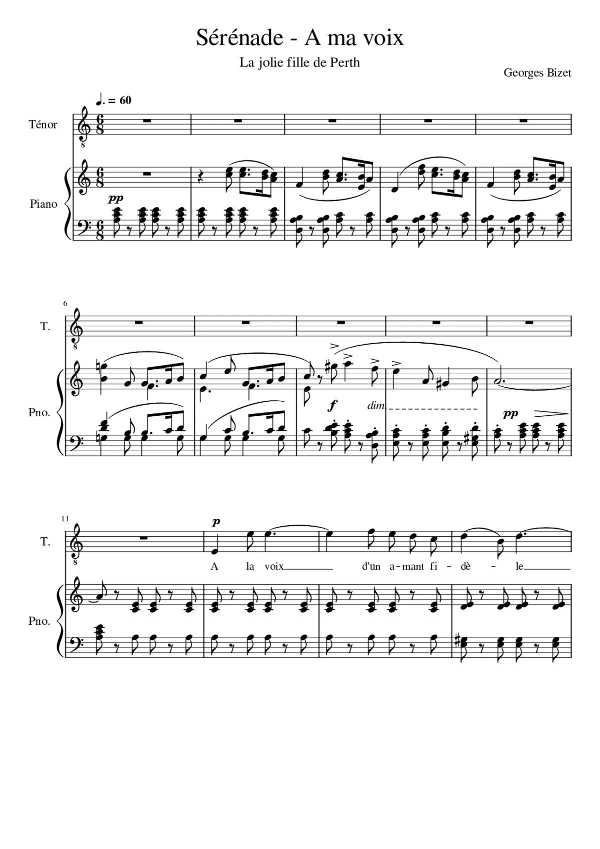 La jolie fille de Perth - Page 1