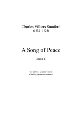 A song of peace
