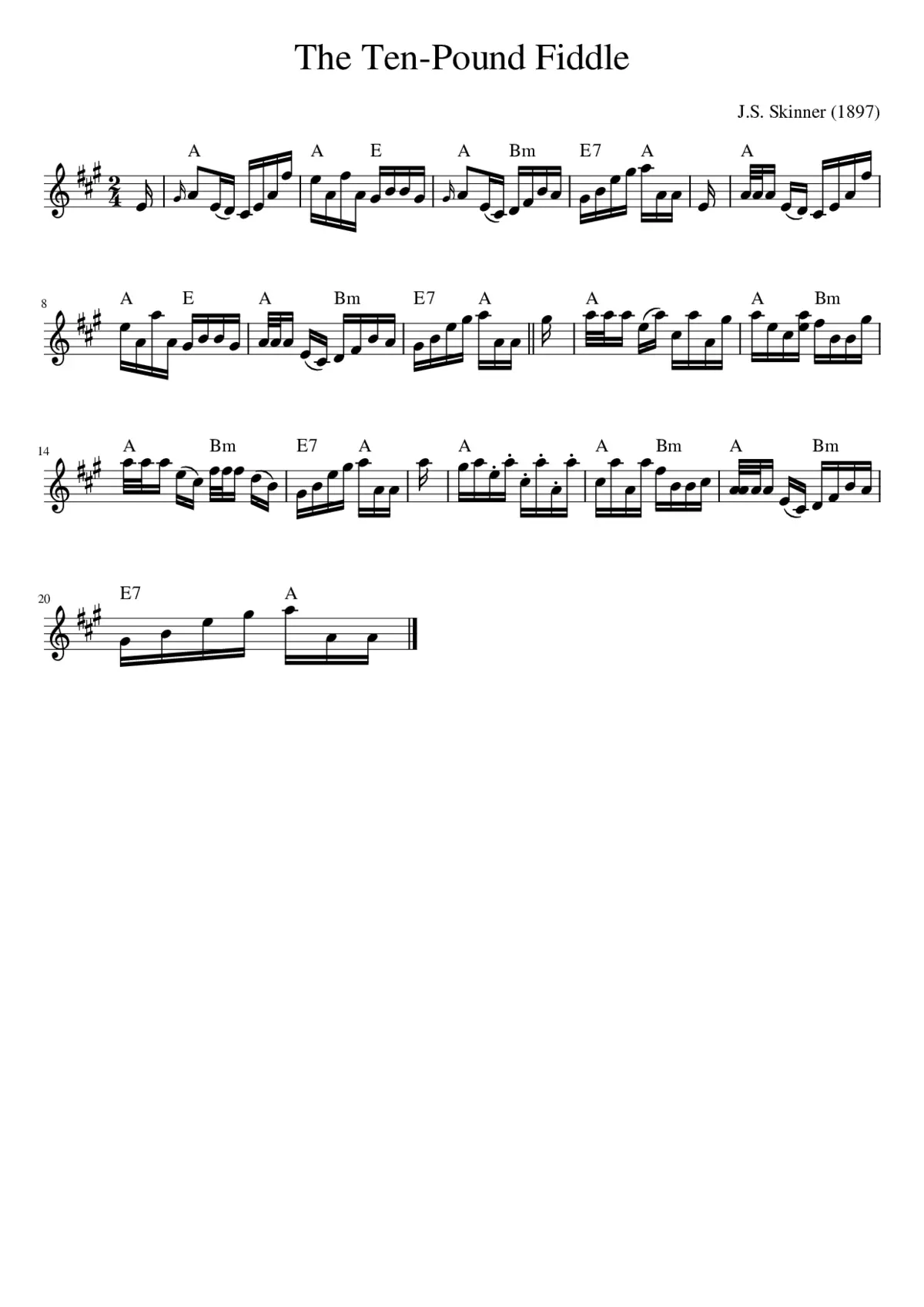 The Ten-Pound Fiddle - Page 1