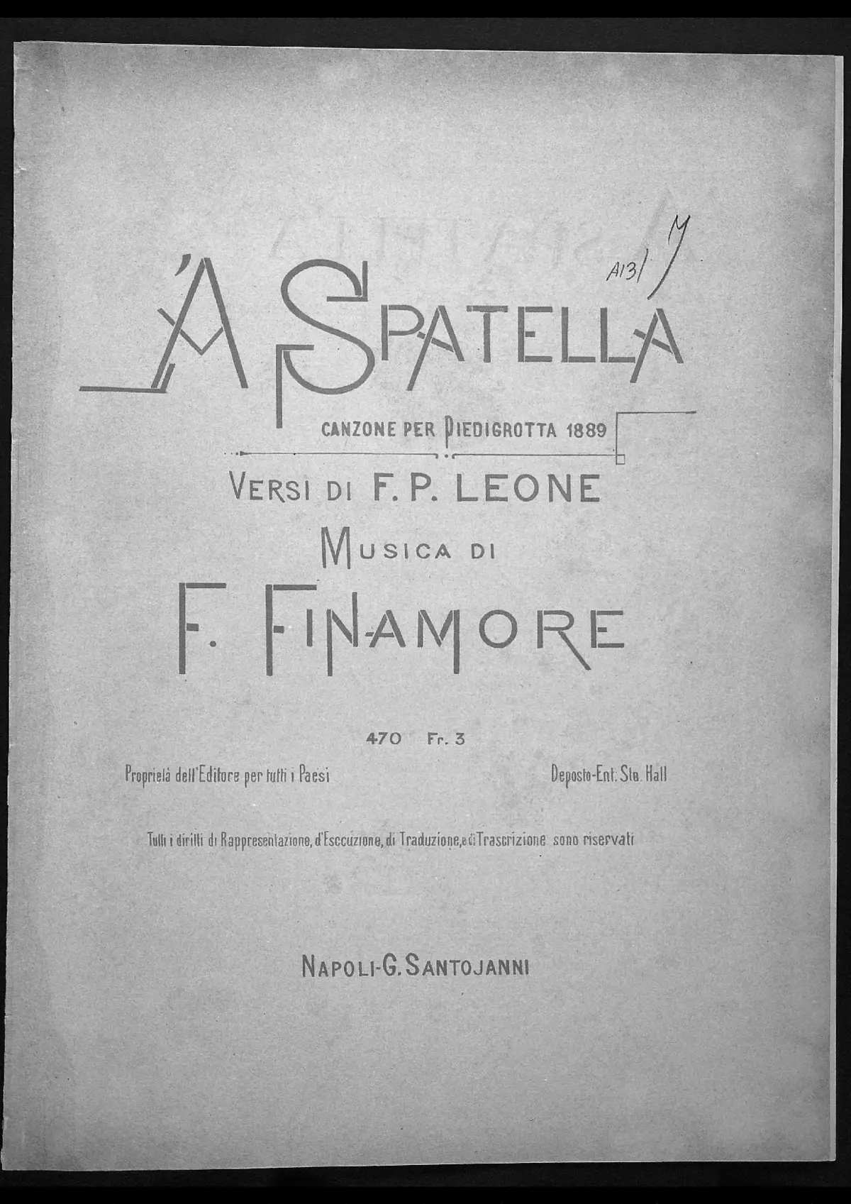 'A spatella - Page 1