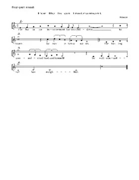 For he is an instrument