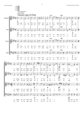 Tantum ergo (A-flat major) WAB 41.4