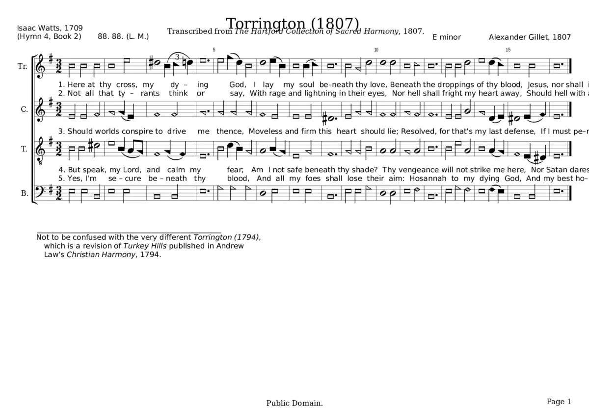 Torrington - Alexander Gillet - Page 1