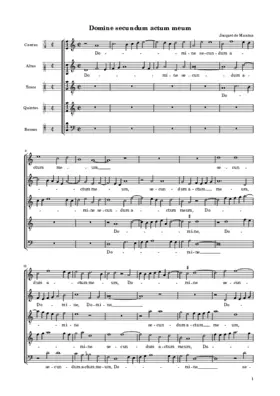 Domine secundum actum meum