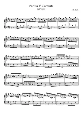 Partita in G major BWV 829