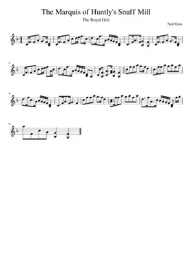 The Marquis of Huntly's Snuff Mill