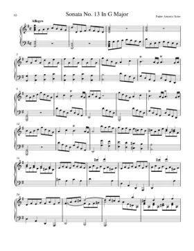 Sonata in G major