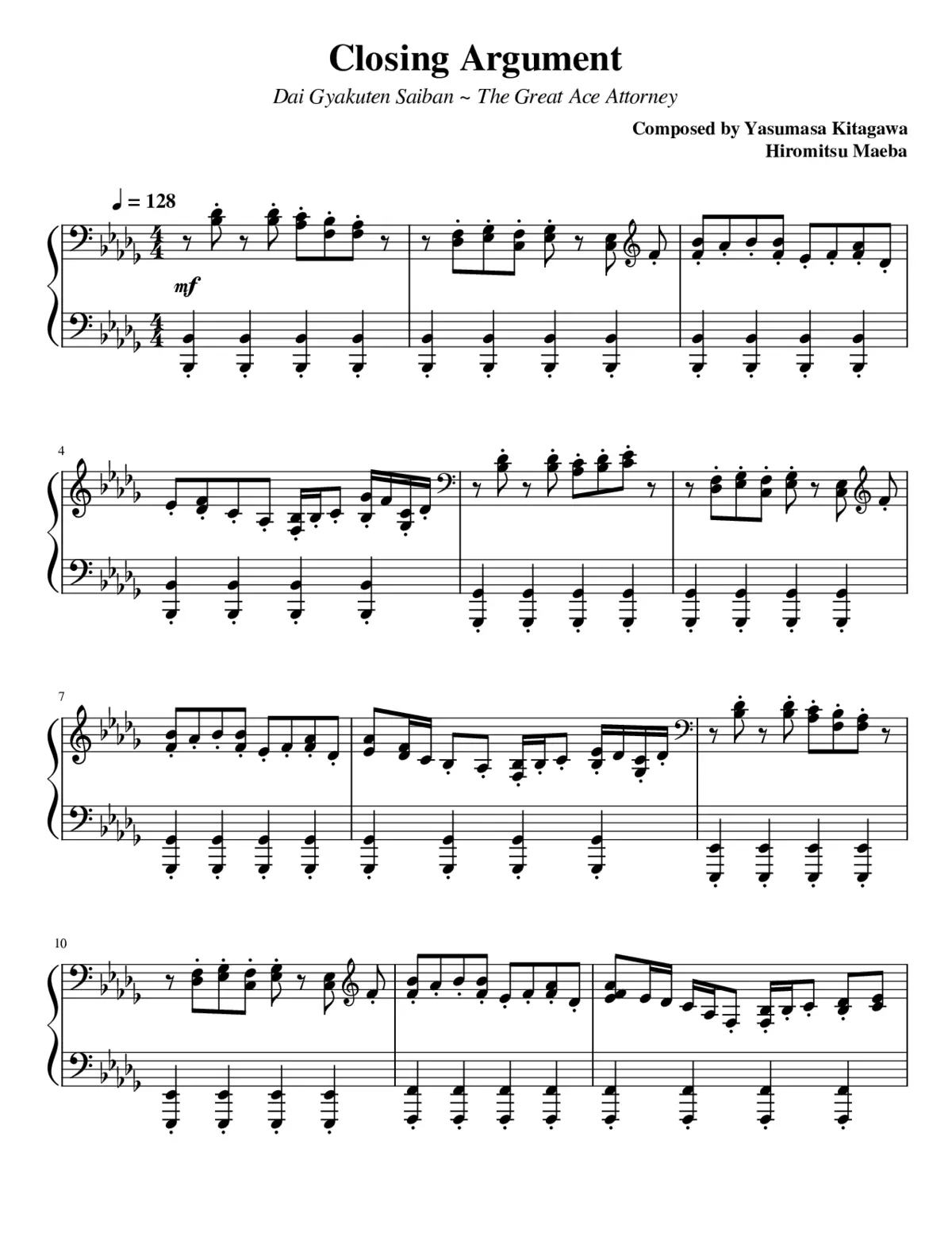 Dai Gyakuten Saiban - Closing Argument - Page 1