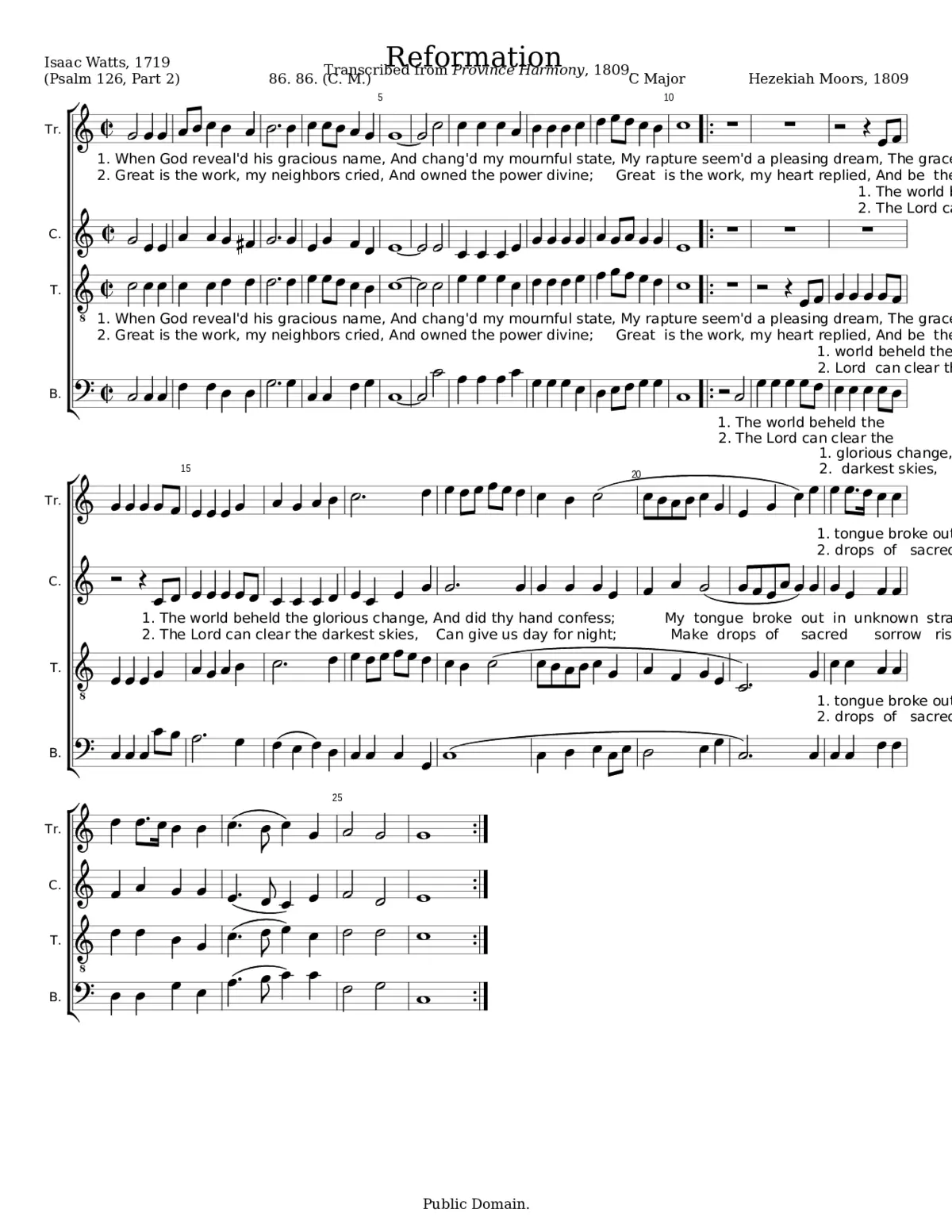 Reformation - Hezekiah Moors - Page 1