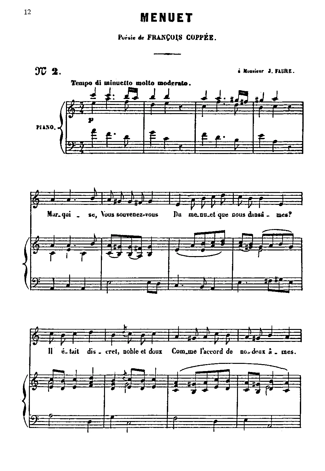 Menuet - Page 1