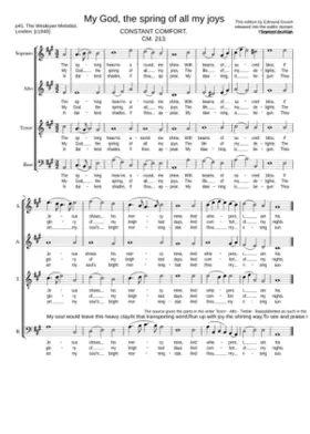 My God the spring of all my joys