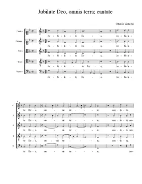 Jubilate Deo, omnis terra; cantate