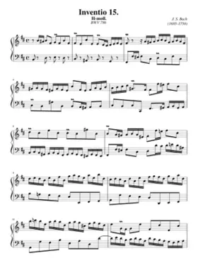 Invention in B minor BWV 786