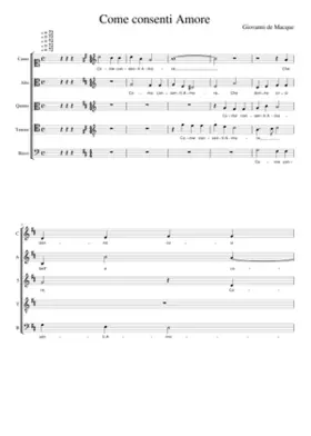 Come consenti Amore
