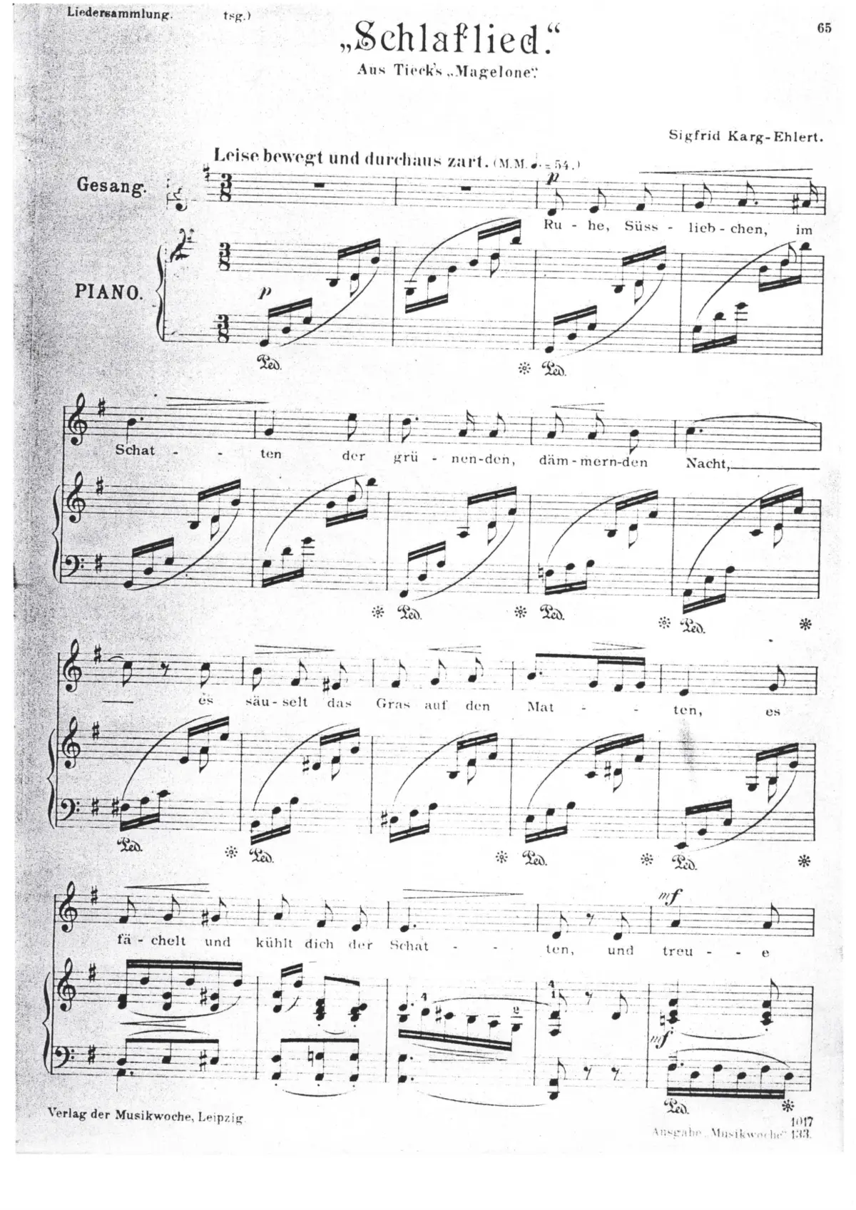 3 Lieder - Page 1