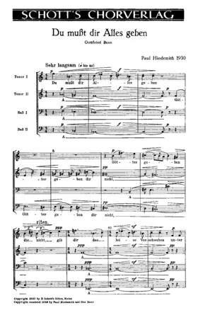 Du mußt dir Alles geben