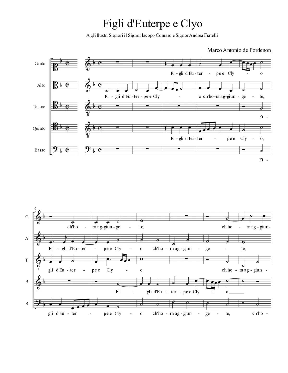 Figli d'Euterpe e Clyo - Page 1