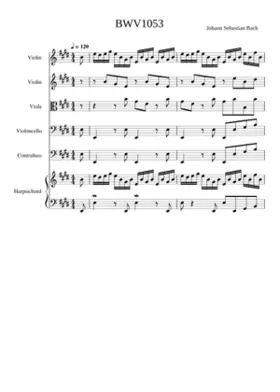 Harpsichord Concerto No.2 in E major BWV 1053