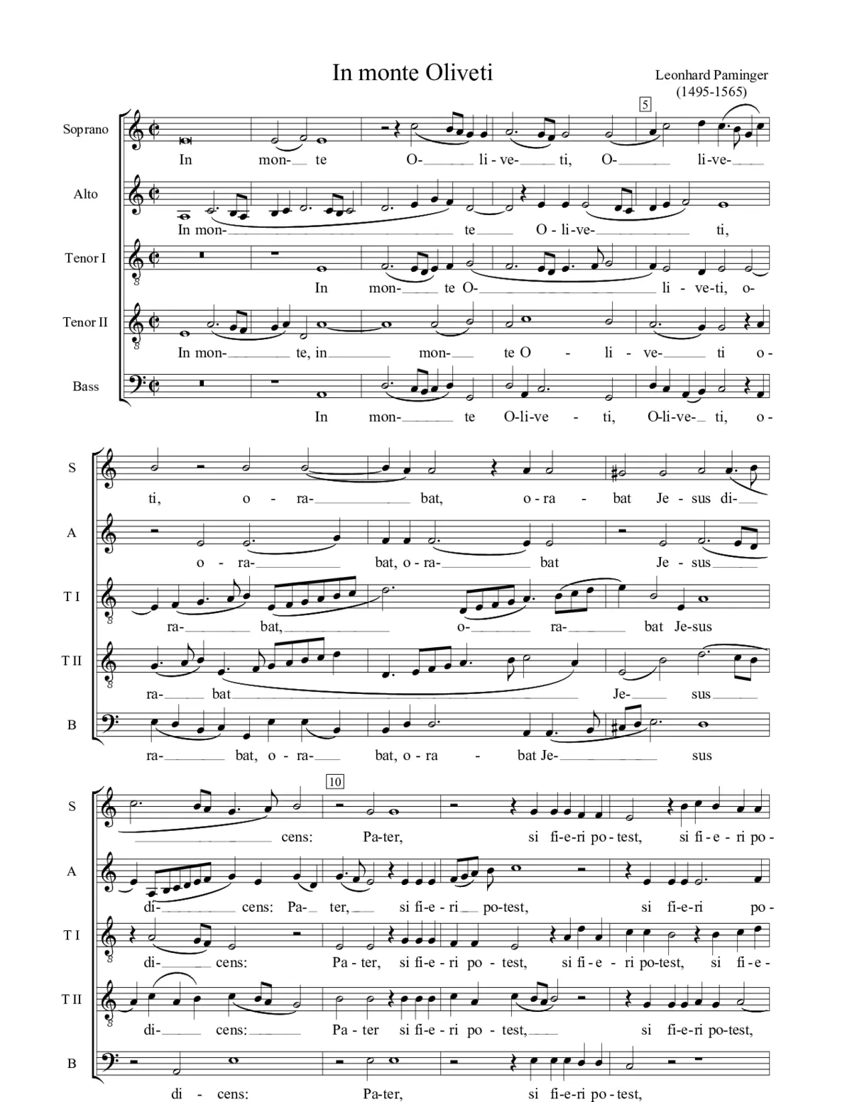 In monte Oliveti - Page 1