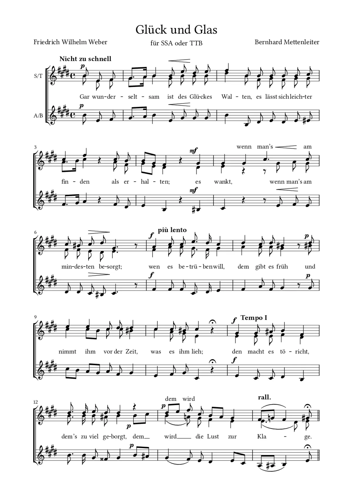 Glück und Glas - Page 1