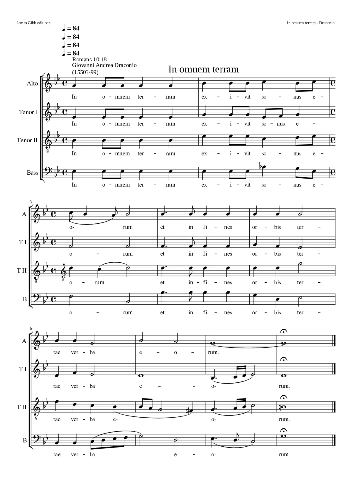 In omnem terram - Page 1