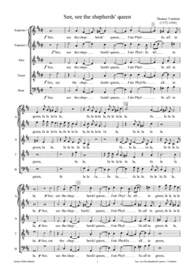 See, see the shepherds' Queen