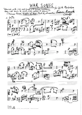 10 War Songs for Piano