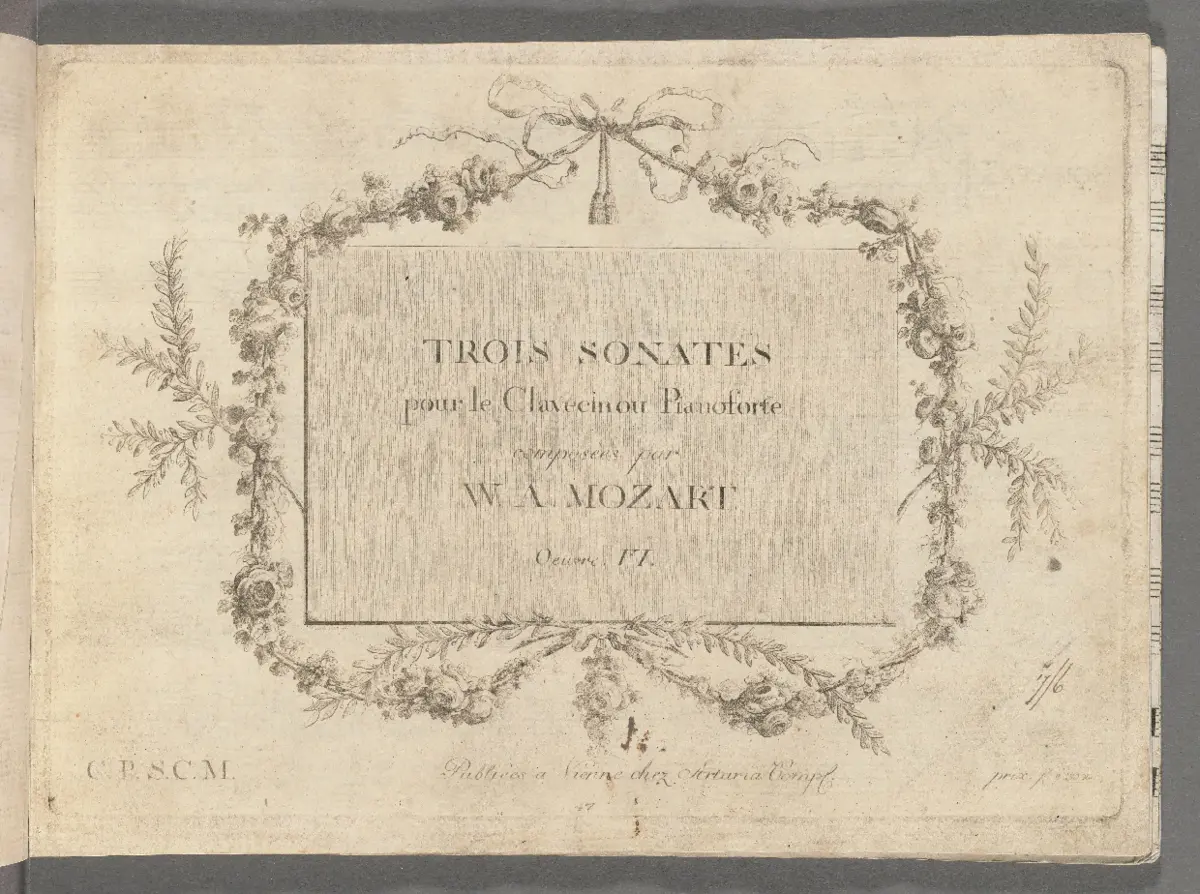 3 Keyboard Sonatas, Op.6 - Page 1