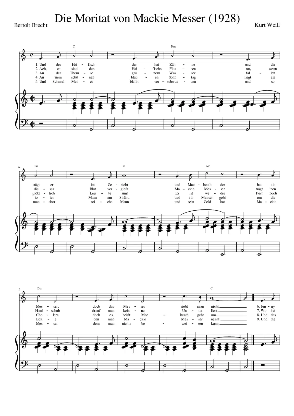 mack the knife - Page 1