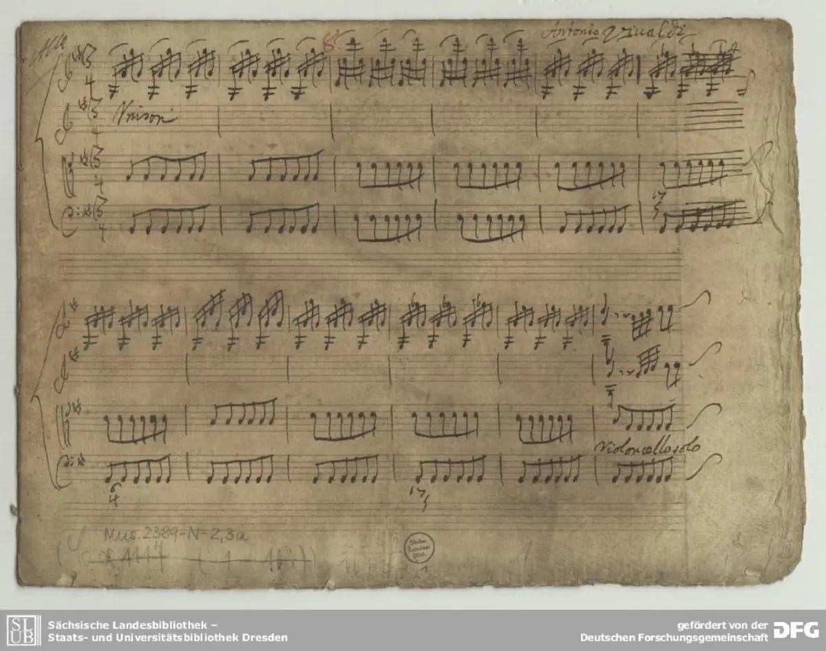 Sinfonia in G major - Page 1