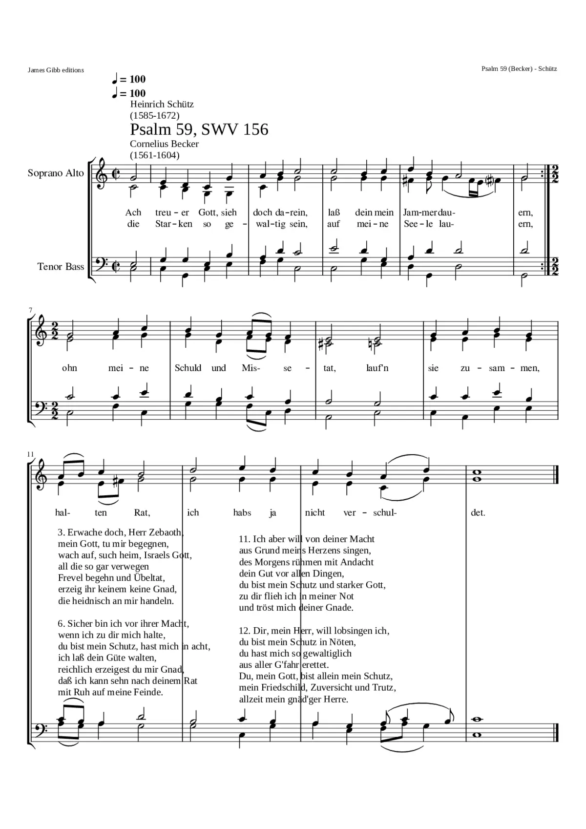 Hilf Herre Gott errette mich SWV 156 - Page 1