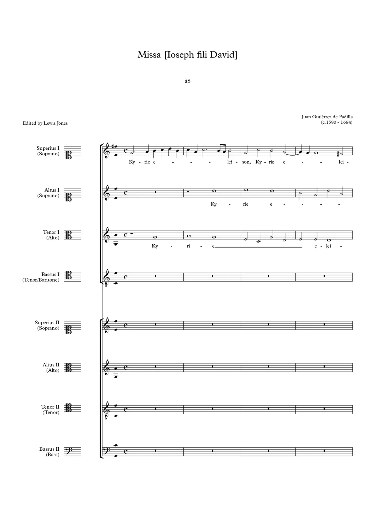 Missa Ioseph Fili David - Page 1