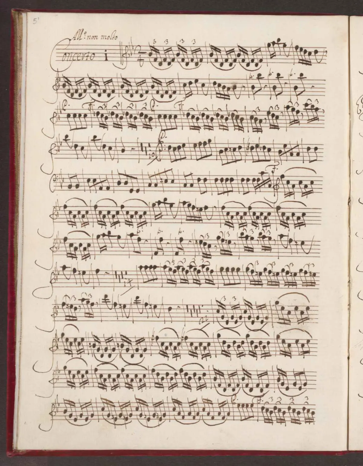 Violin Concerto in B-flat major - Page 1