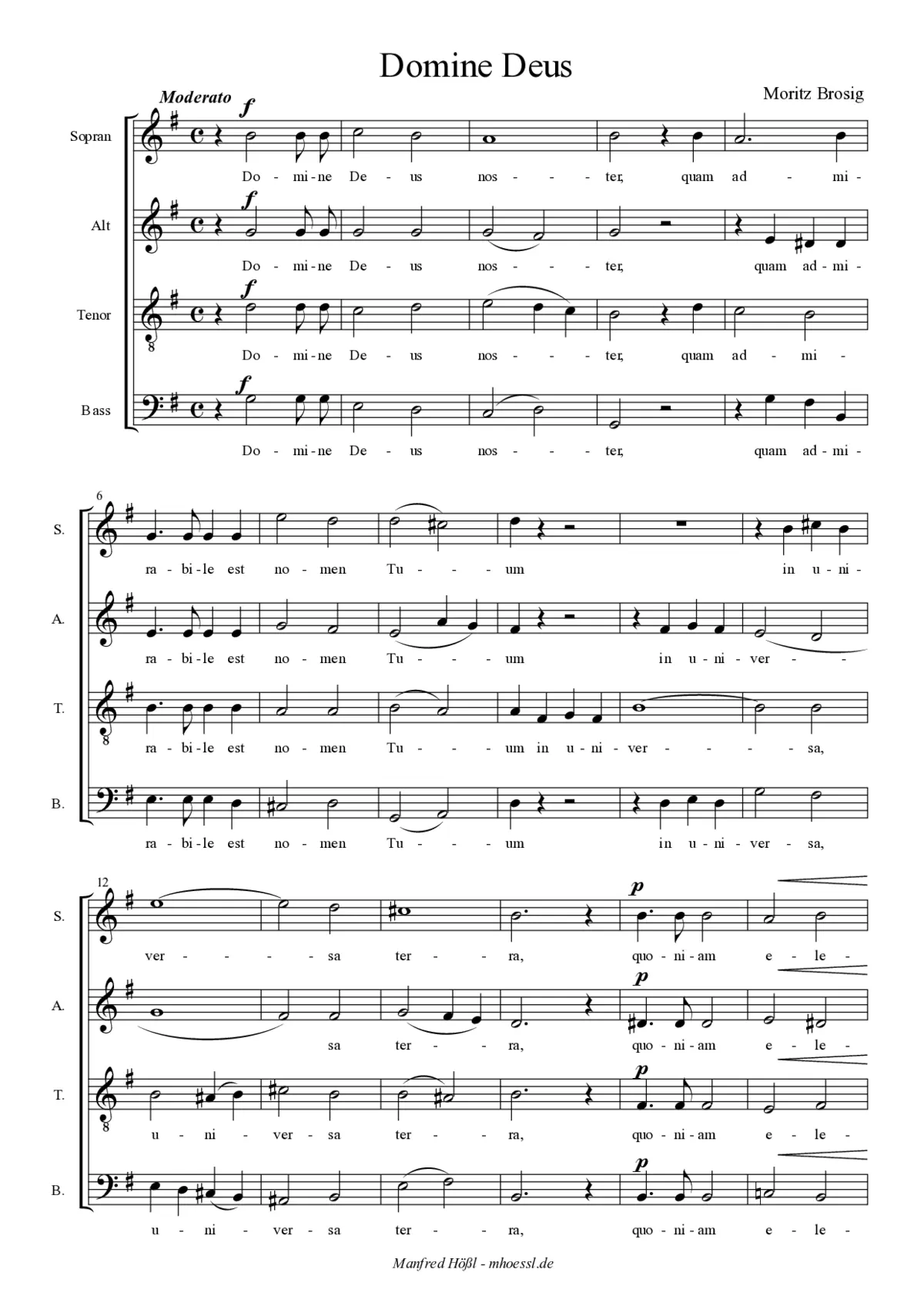 Domine Deus - Page 1