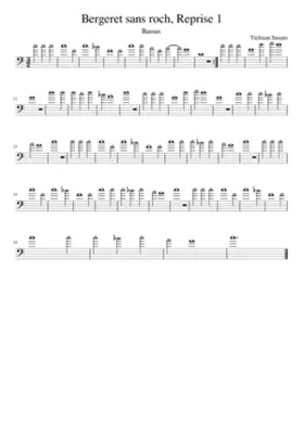 Bergeret sans roch Reprise 1