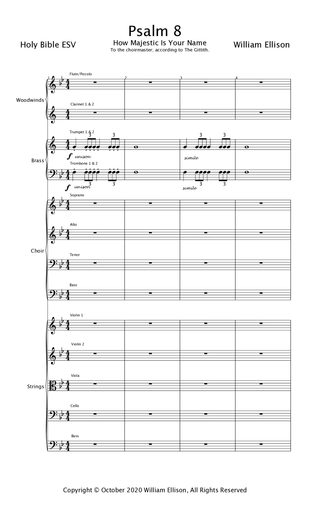 How majestic is your name - Page 1
