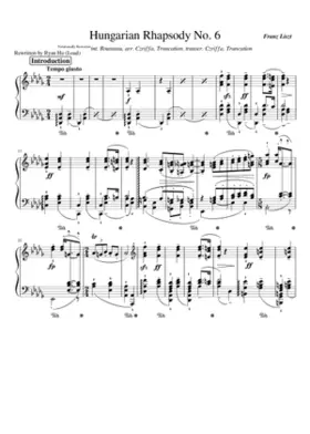 Hungarian Rhapsody No.6 S.244/6