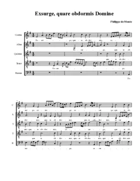 Exsurge, quare obdormis Domine