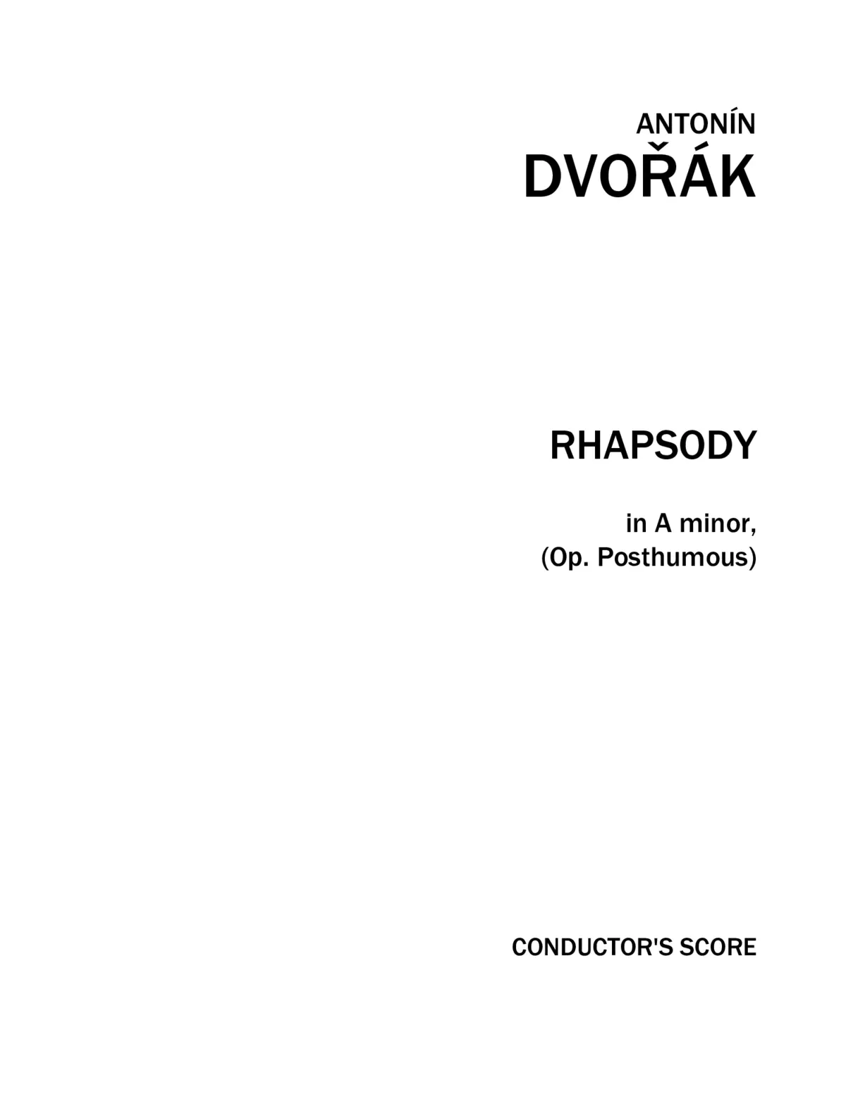 Symphonic Poem - Page 1